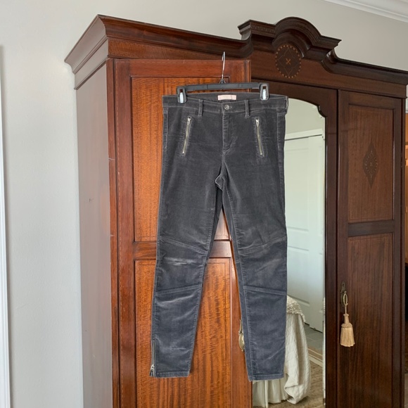 Banana Republic Gray Ankle Zip Skinny Cords - Picture 3 of 6